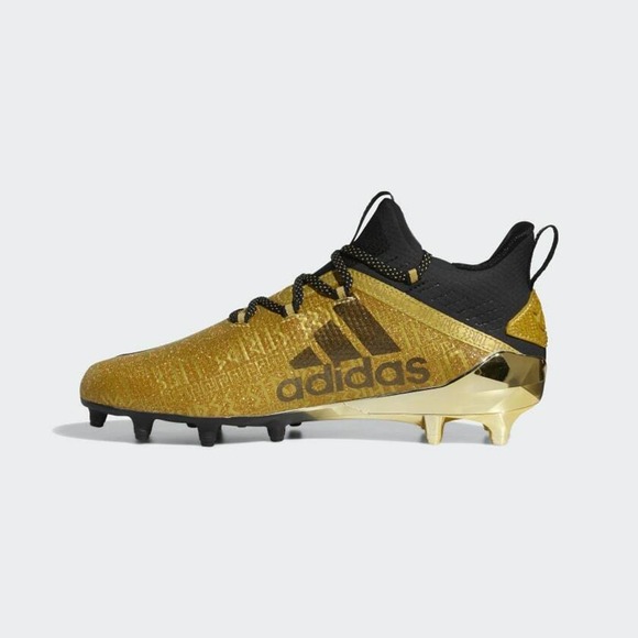 Adidas Adizero New Reign Gold Cleats Model# EF8597 Men's Size 18 - Picture 6 of 9